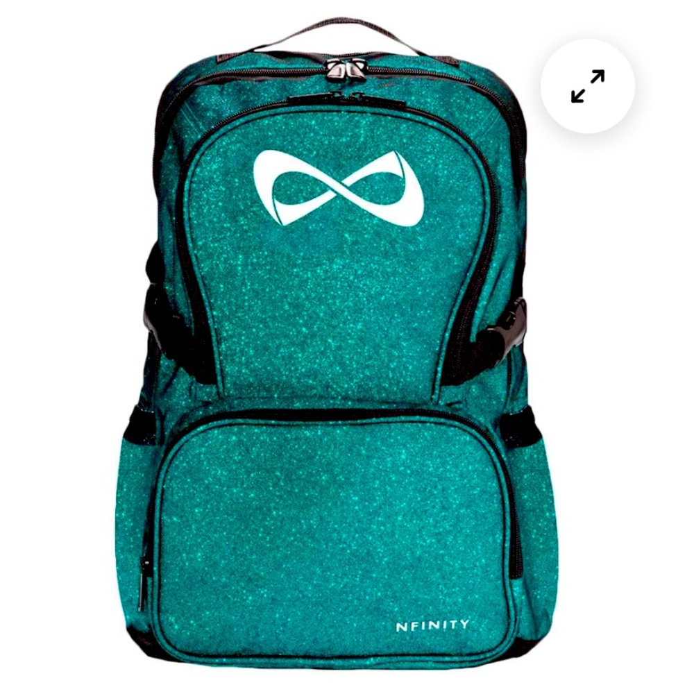 NEW NFINITY teal sparkle backpack